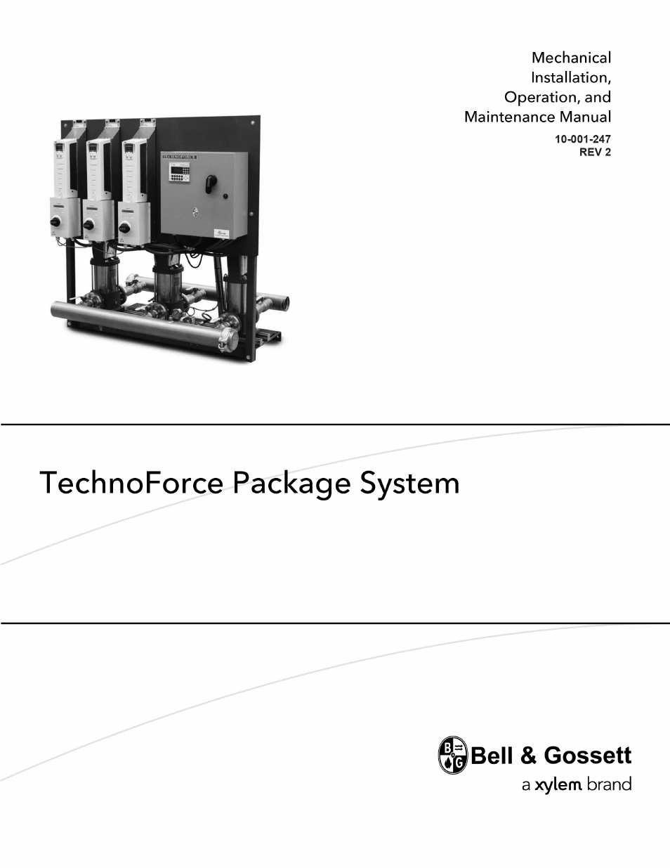 Xylem 10 001 247 R2 TechnoForce Package System User Manual | 34 pages