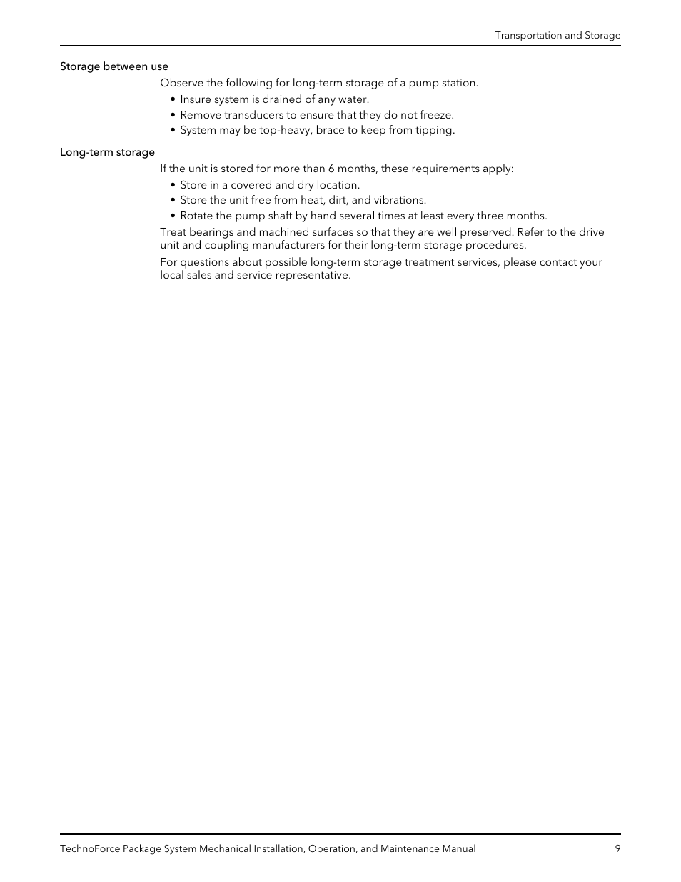 Xylem 10 001 247 R2 TechnoForce Package System User Manual | Page 11 / 34