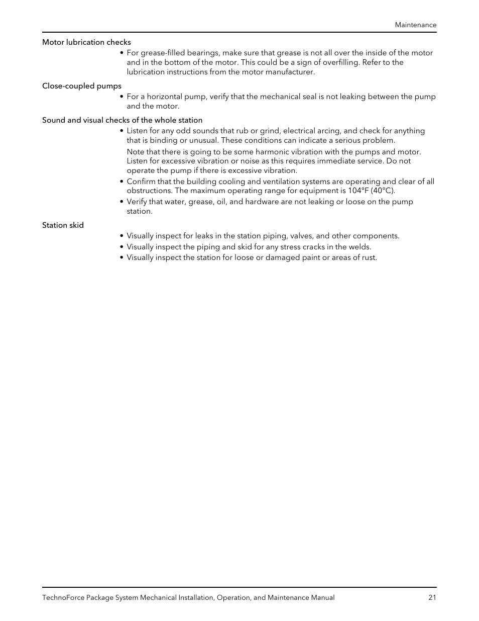 Xylem 10 001 247 R2 TechnoForce Package System User Manual | Page 23 / 34