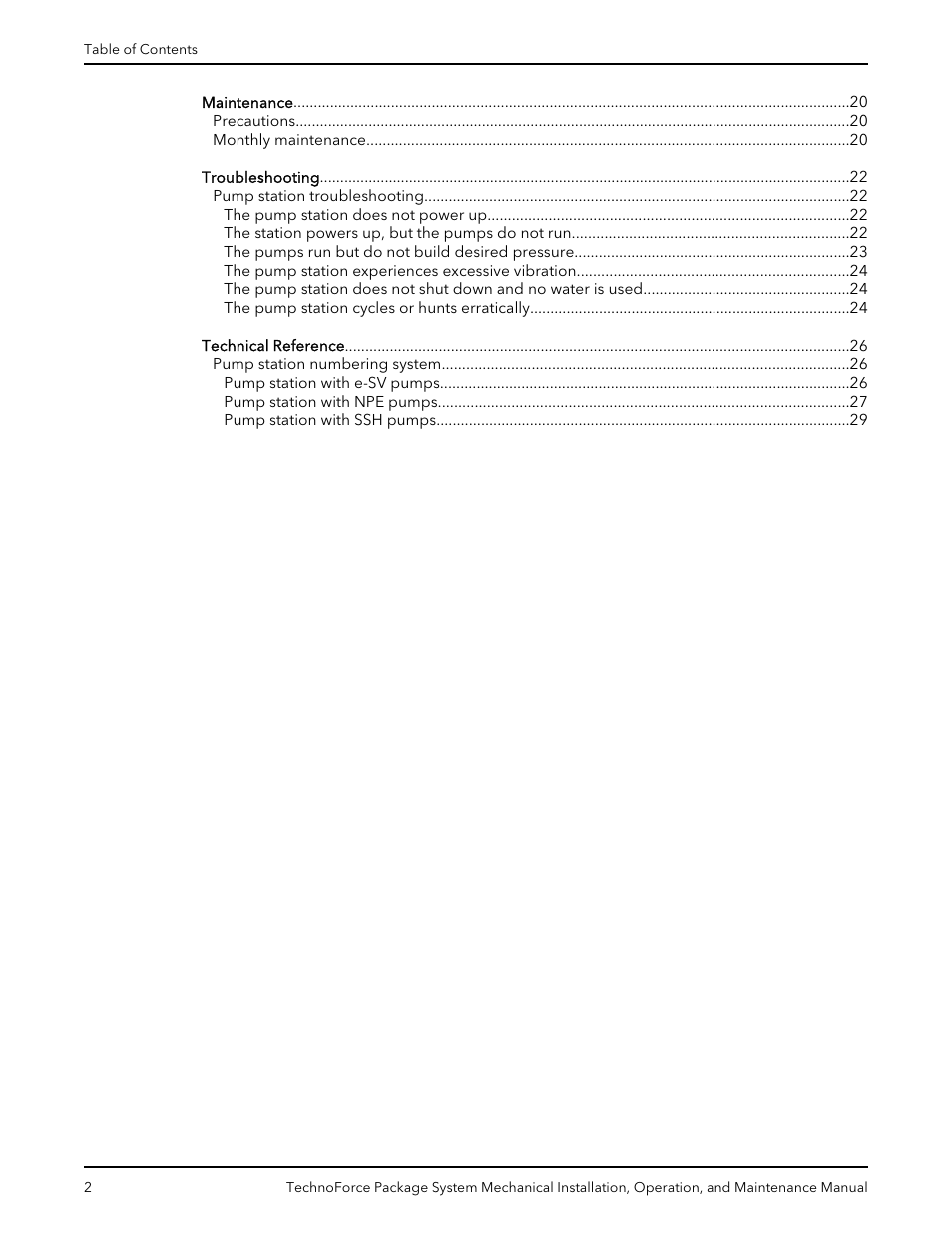 Xylem 10 001 247 R2 TechnoForce Package System User Manual | Page 4 / 34