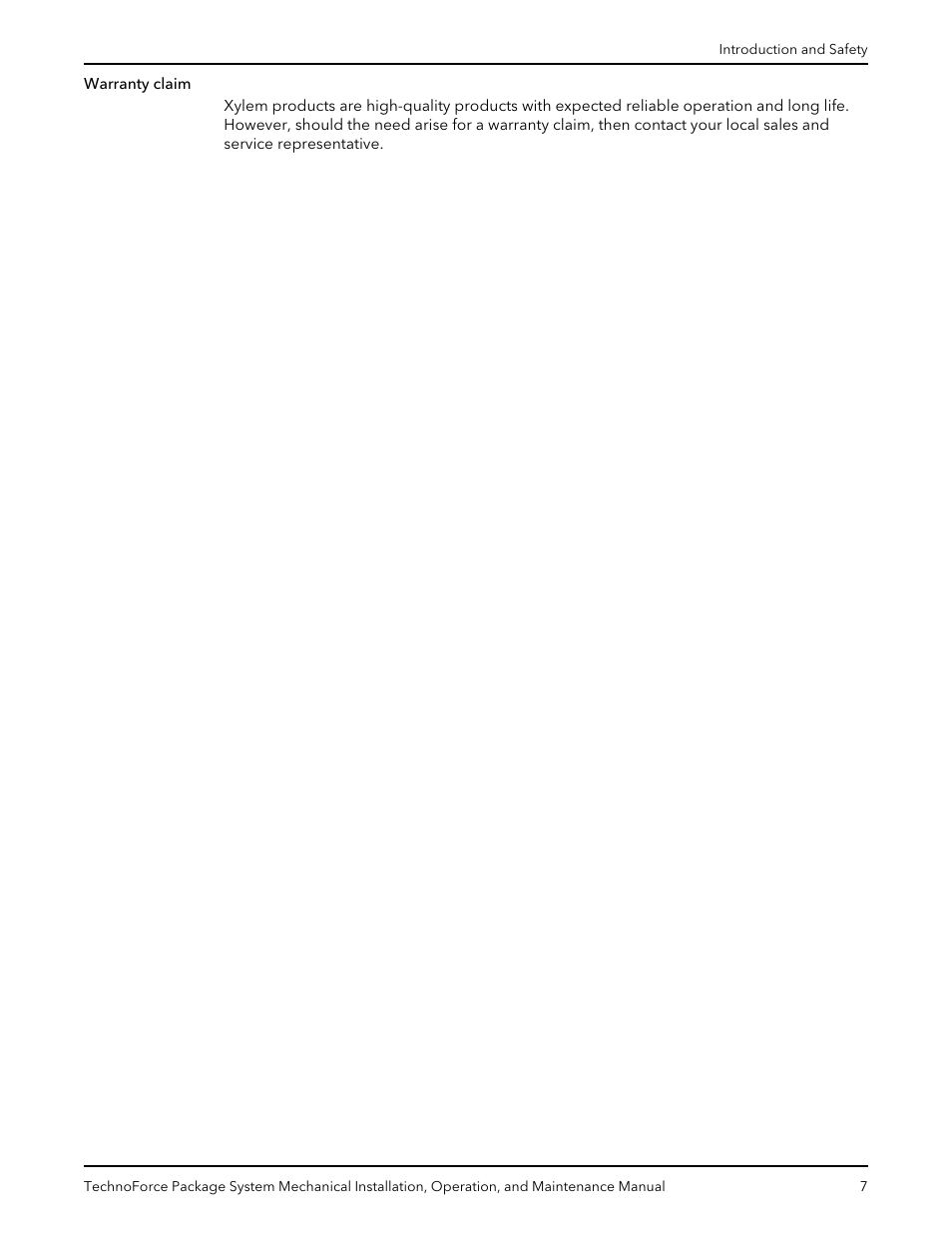 Xylem 10 001 247 R2 TechnoForce Package System User Manual | Page 9 / 34