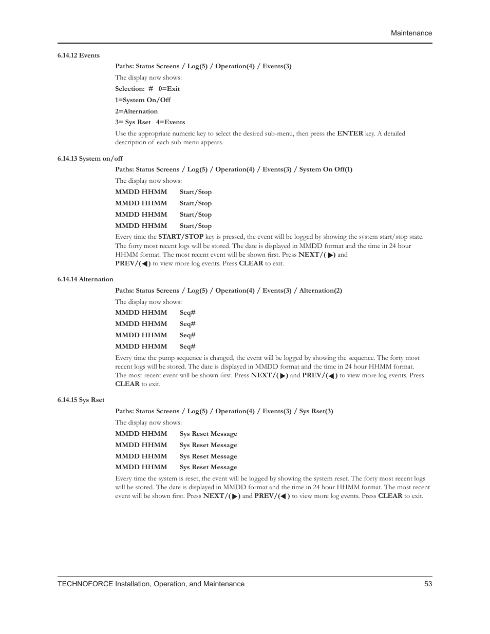 Bell & Gossett 10 001 265R5 TechnoForce Pump Controller User Manual | Page 59 / 76