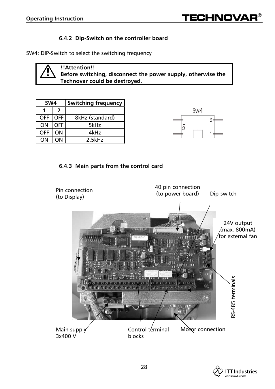Bell & Gossett 193 TECHNOVAR VARIABLE SPEED PUMP CONTROLLER AND INTEGRATED AJUSTABLE FREQUENCY DRIVE User Manual | Page 28 / 78