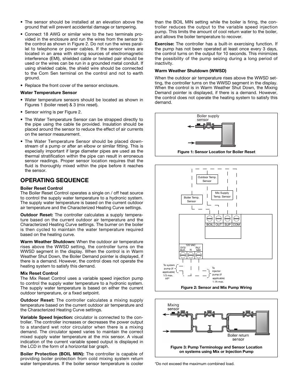 Operating sequence | Bell & Gossett 210668B Z-4M User Manual | Page 2 / 6