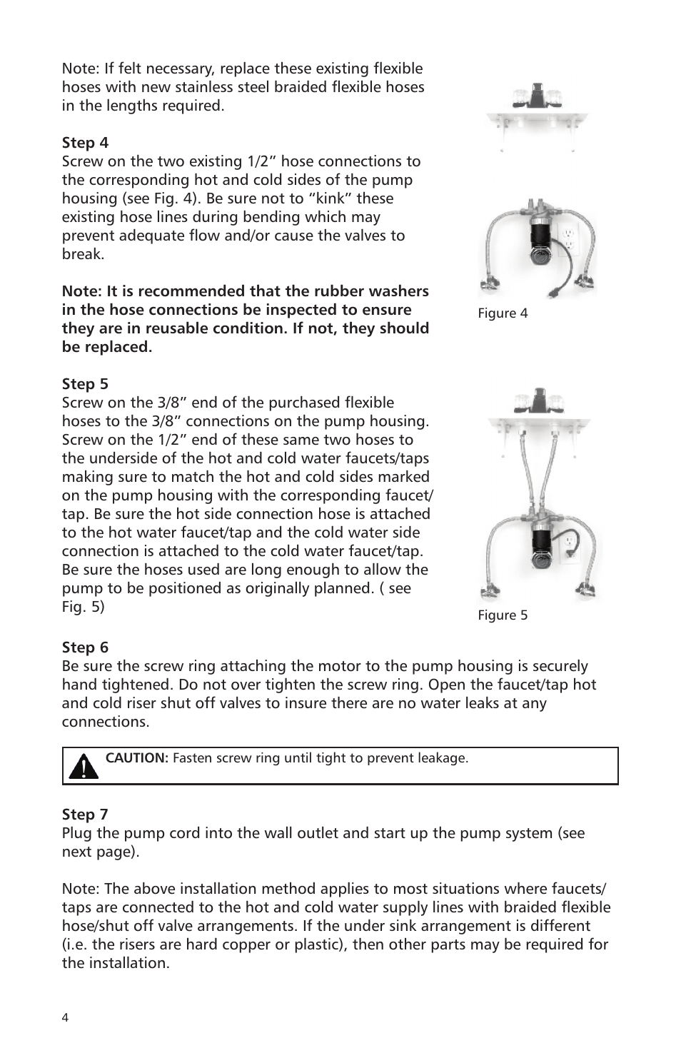 Bell & Gossett 6 71 075 003A Autocirc Instant Hot Water Pump Models e3-4/BDPRC User Manual | Page 4 / 8
