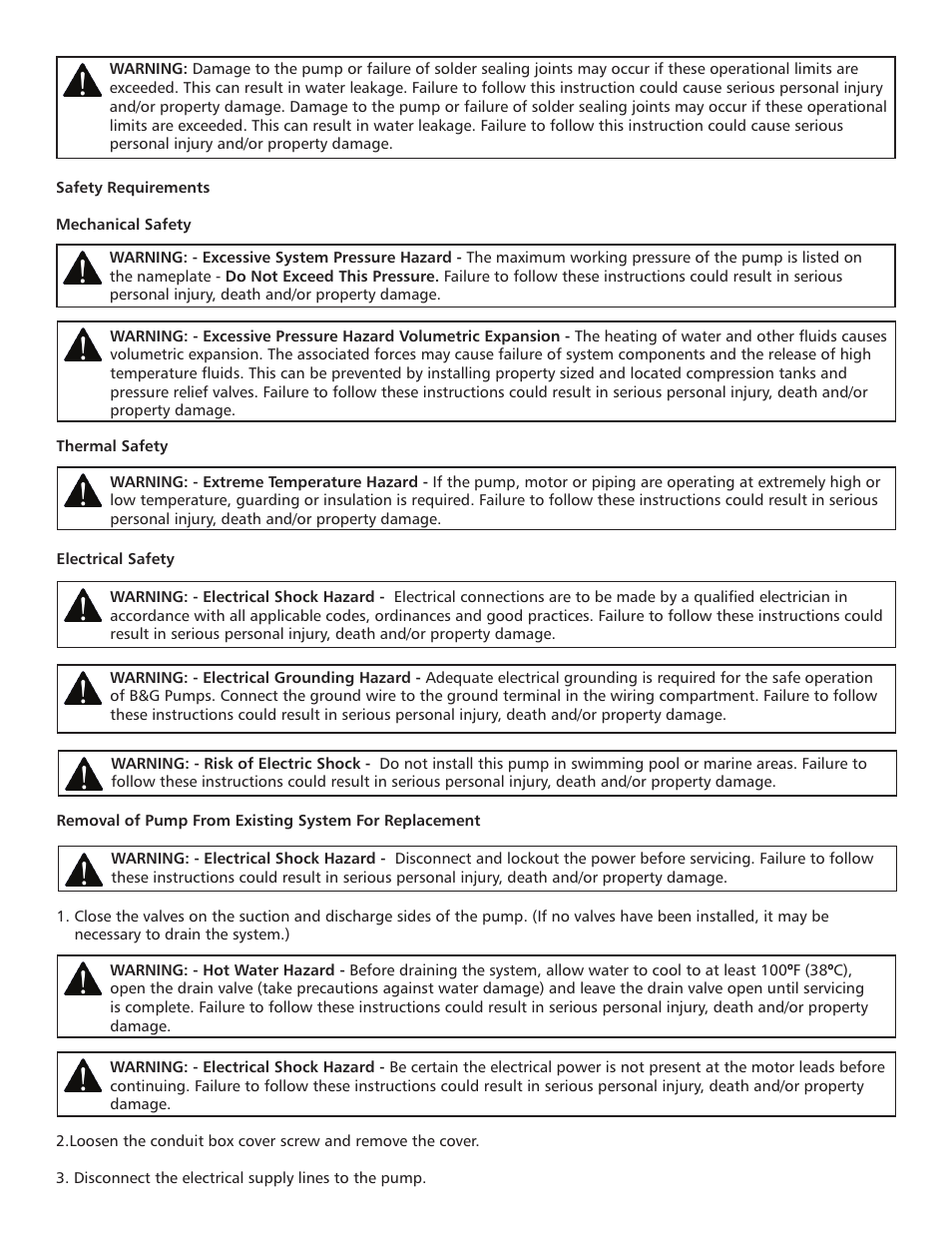 Bell & Gossett 6 71 075 114A Series e3 SC Solar Circulators User Manual | Page 2 / 6