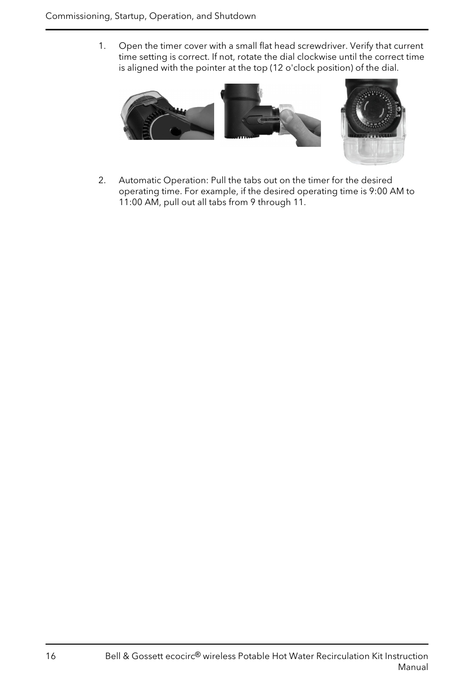 Bell & Gossett 6 71 075 141B ecocirc wireless Potable Hot Water Recirculation Kit User Manual | Page 18 / 28