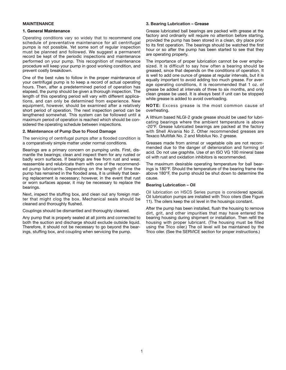 Xylem AC8584C Series HSCS Base Mounted Centrifugal Pumps User Manual | Page 16 / 31