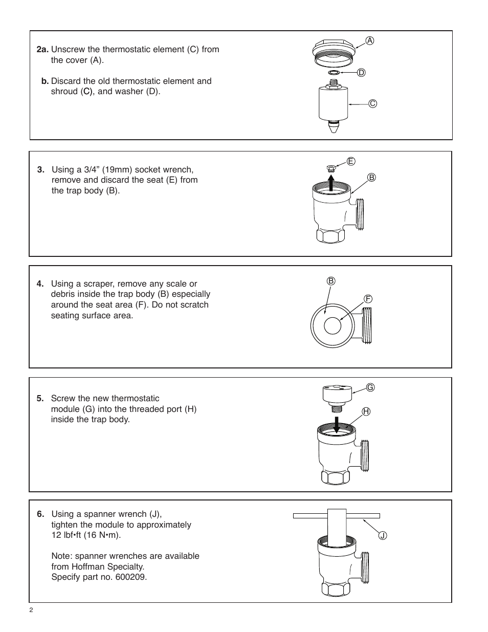 Bell & Gossett HS 234E Series 9C Thermostatic Module User Manual | Page 2 / 4
