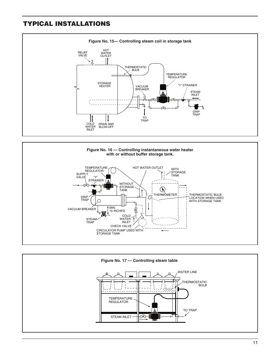 Typical installations | Bell & Gossett HS 504F Series 1141 Temperature Regulators User Manual | Page 11 / 12
