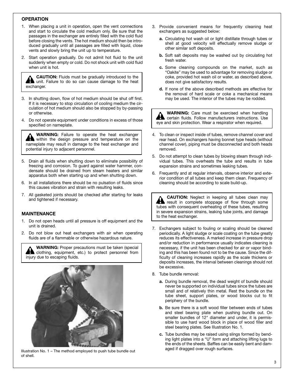 Bell & Gossett HT 205B SM Models ACA Straight Tube, Removable Bundle Heat Exchangers User Manual | Page 3 / 8