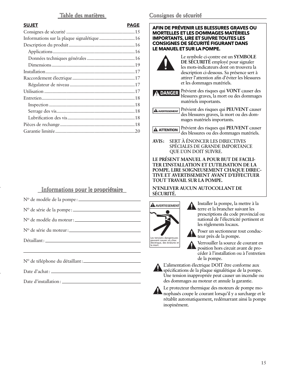 Bell & Gossett IM178 R02 Ditch Wizard Contractor Dewatering Pump User Manual | Page 15 / 20
