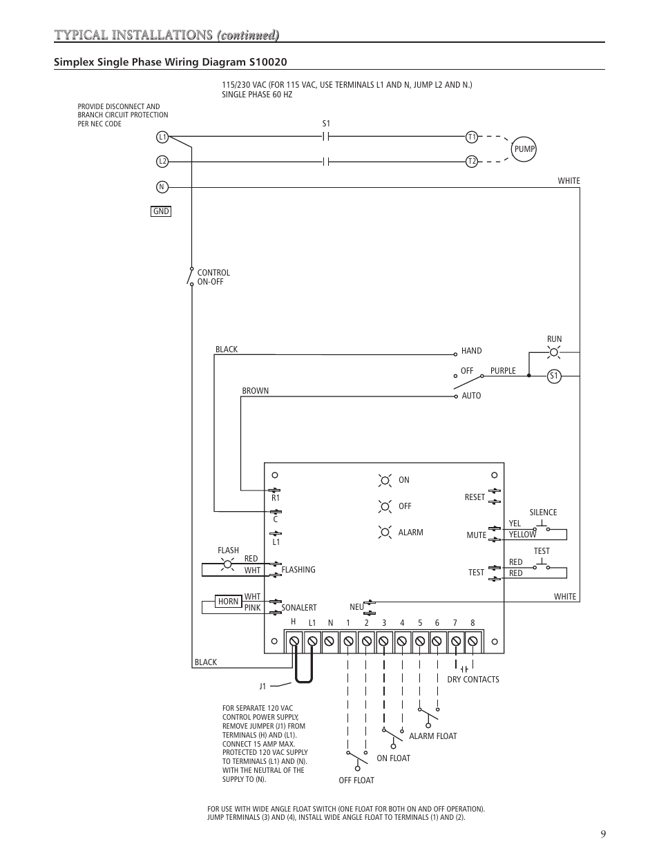Typical installations (continued) | Bell & Gossett IM179 R02 Single Phase, Single Seal Grinder Pump User Manual | Page 9 / 36