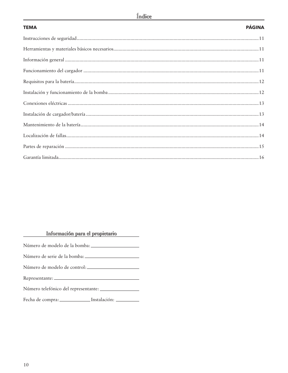 Bell & Gossett IM193 R03 Rev 2 Battery Backup Sump Pump User Manual | Page 10 / 24