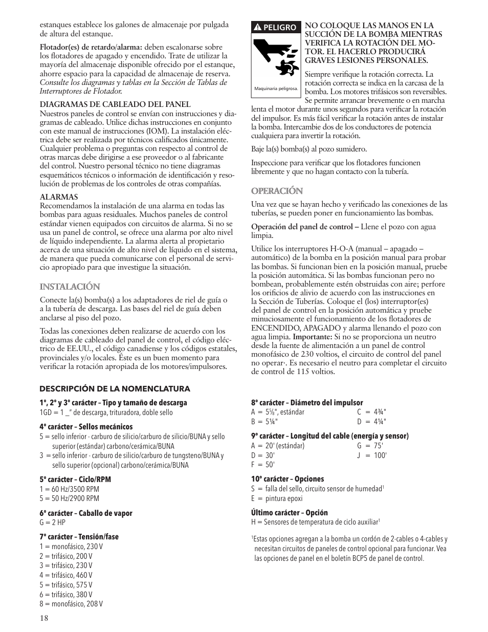 Xylem IM194 R02 GRINDER PUMPS 1 AND 3 11?4 DISCHARGE User Manual | Page 18 / 36