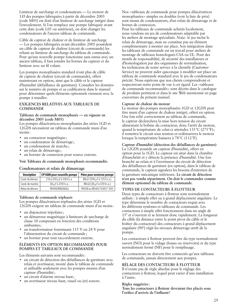 Xylem IM194 R02 GRINDER PUMPS 1 AND 3 11?4 DISCHARGE User Manual | Page 29 / 36