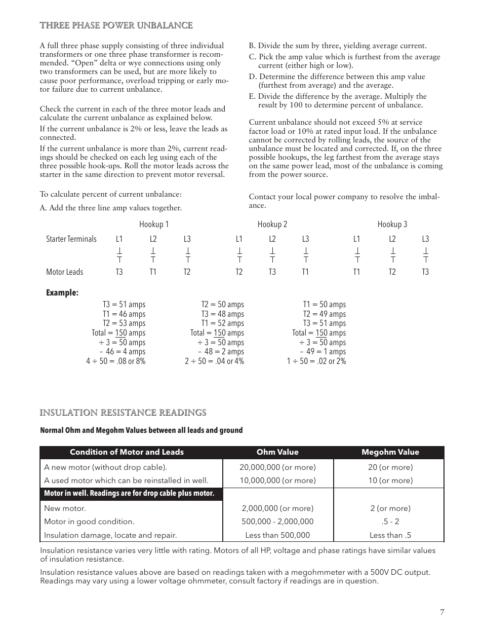 Xylem IM196 R01 Explosion Proof Wastewater Pumps Listed Class 1, Groups C and D Hazardous Locations User Manual | Page 7 / 32