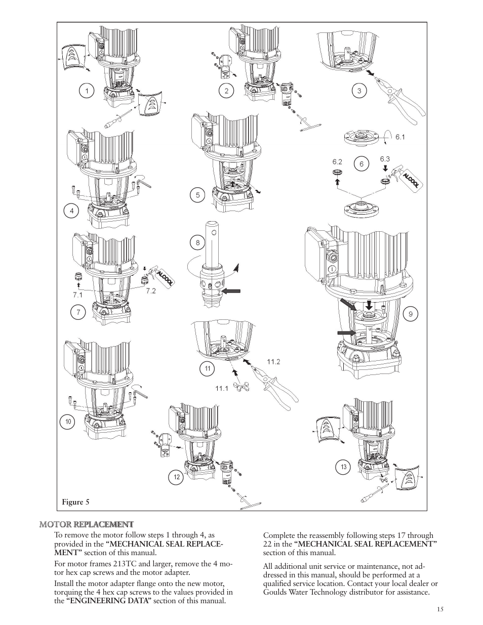 Xylem IM228 R03 Model e-SV (esv) User Manual | Page 15 / 64
