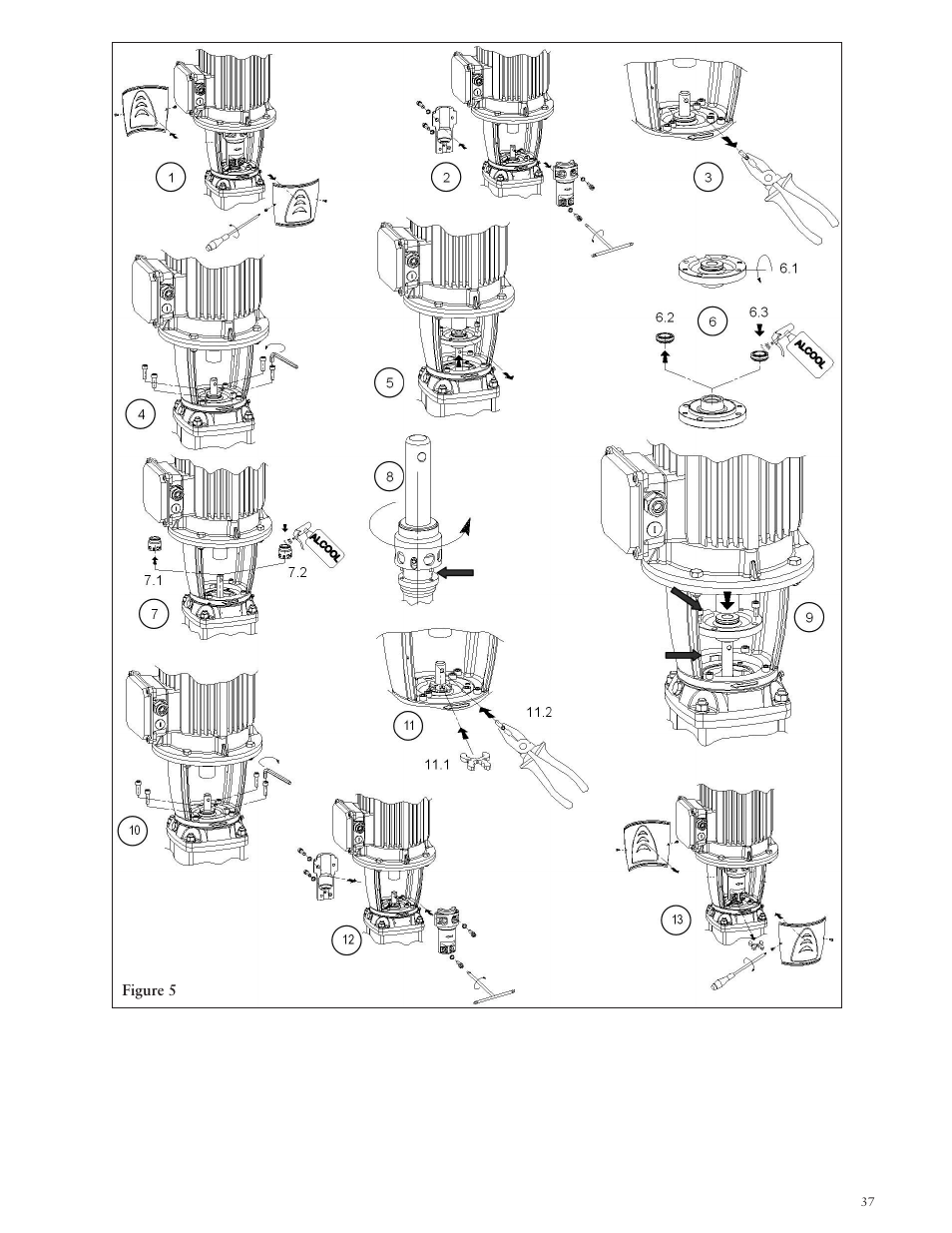 Xylem IM228 R03 Model e-SV (esv) User Manual | Page 37 / 64