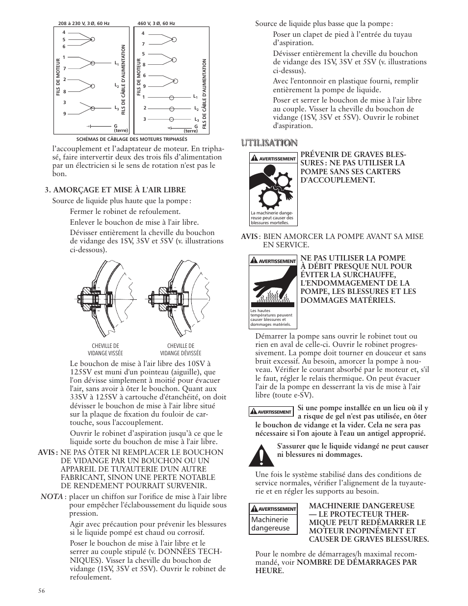 Utilisation | Xylem IM228 R03 Model e-SV (esv) User Manual | Page 56 / 64