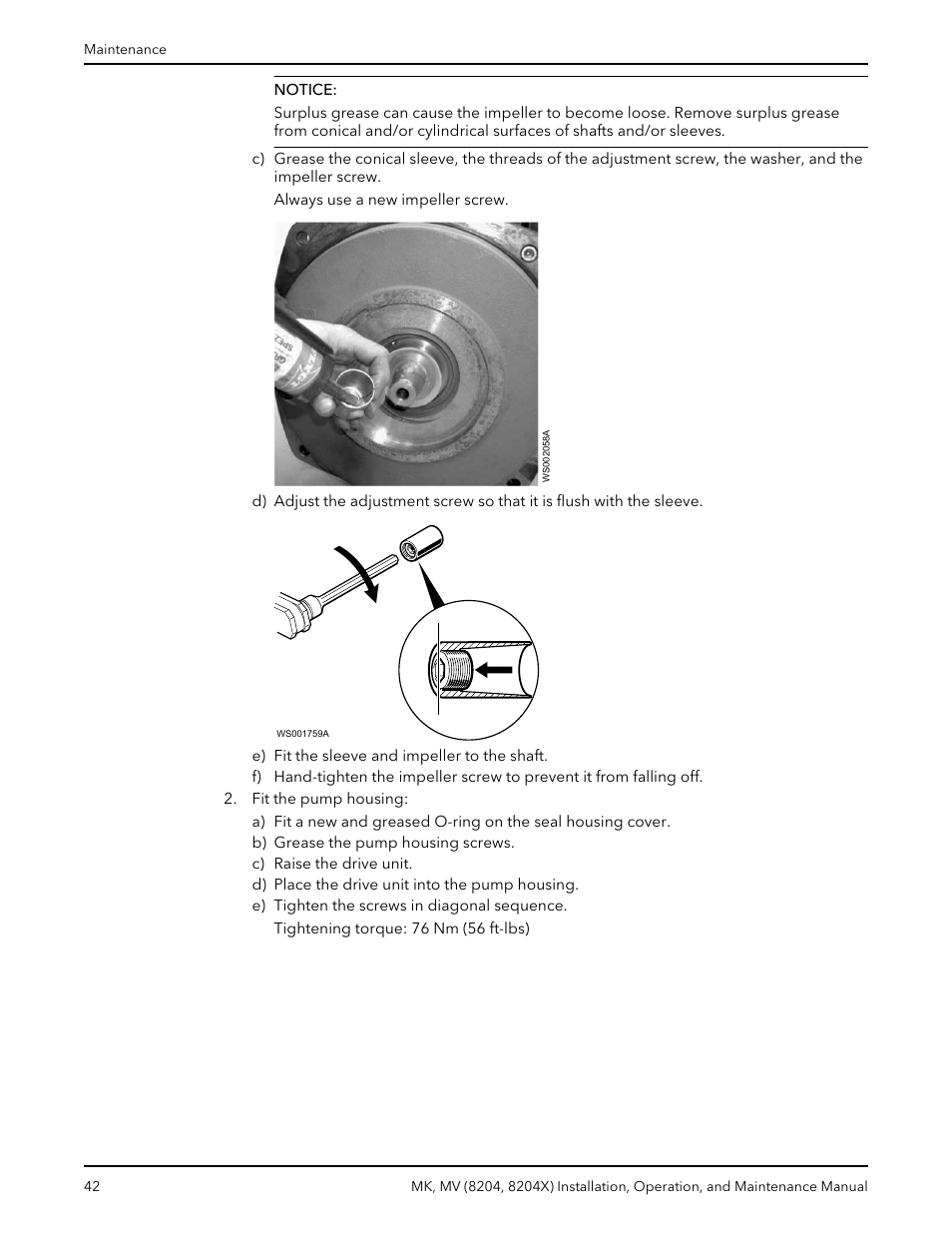 Bell & Gossett MK MV (8204, 8204X) User Manual | Page 44 / 54