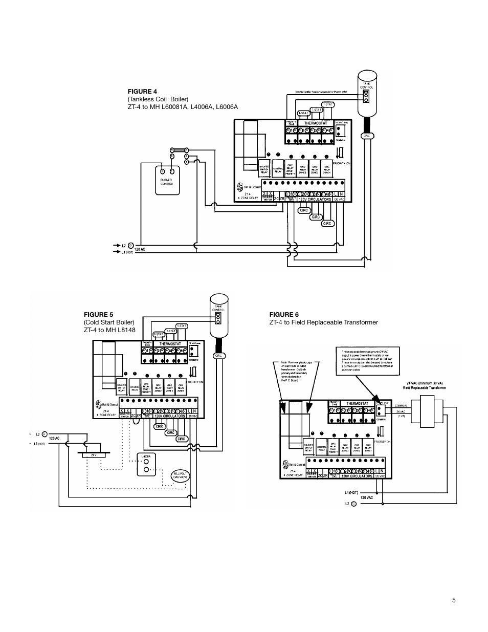 Bell & Gossett P80925B Zone Trol Zone Pump Controller ZT-6 User Manual | Page 5 / 6