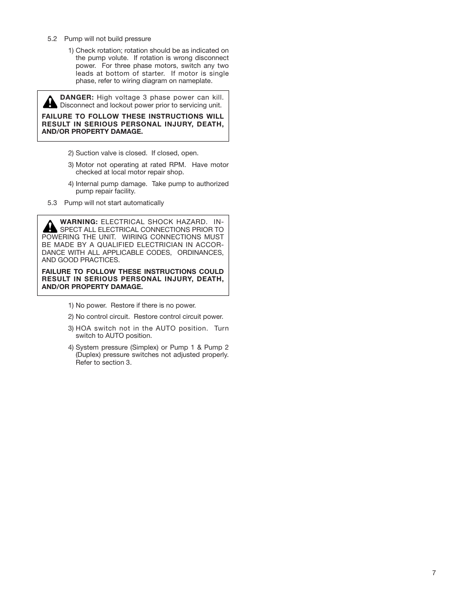 Bell & Gossett S13213A MiniBooster Pumping Package User Manual | Page 7 / 10