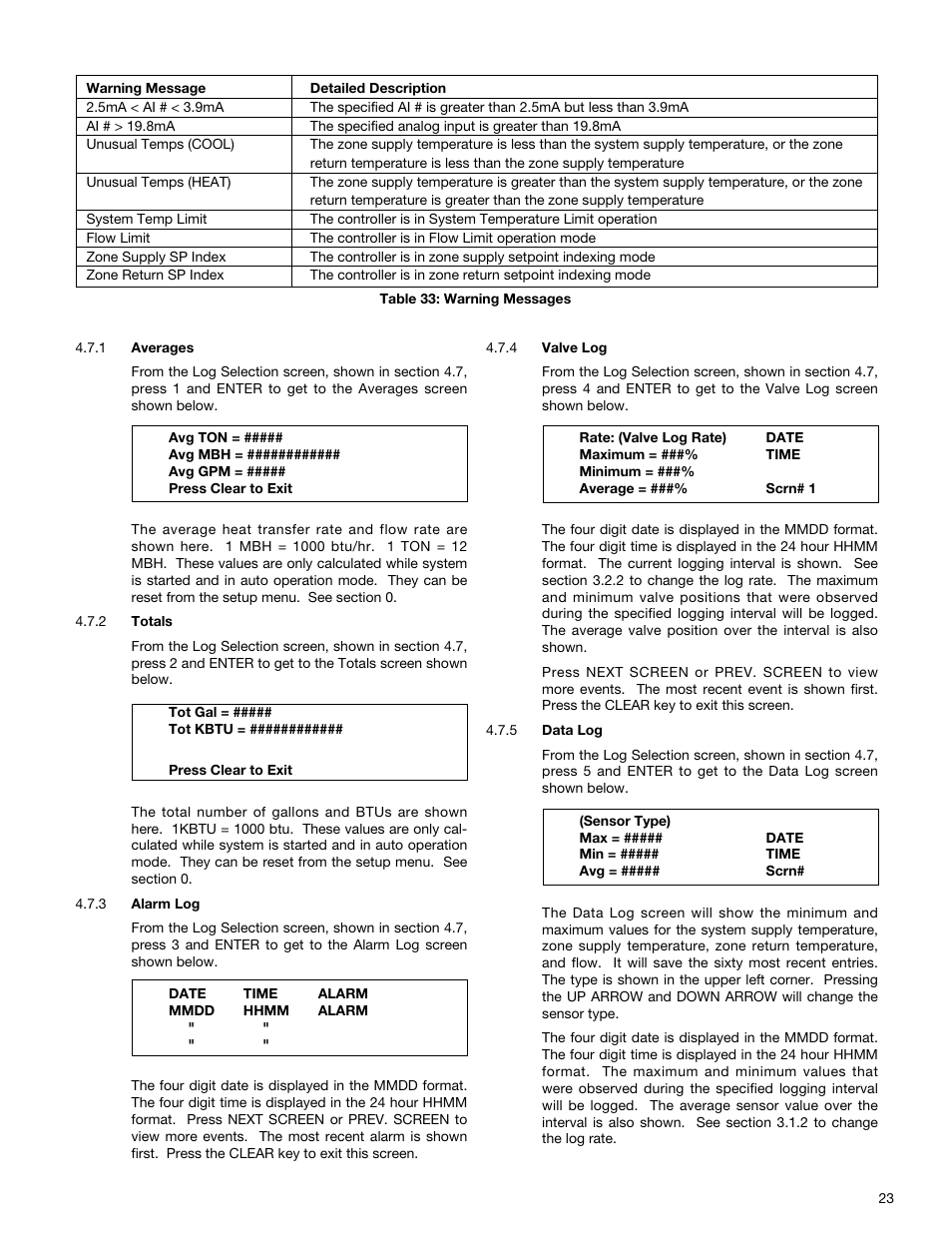 Bell & Gossett S14333 Technologic 5500 Series ZoneSav Controller User Manual | Page 23 / 38