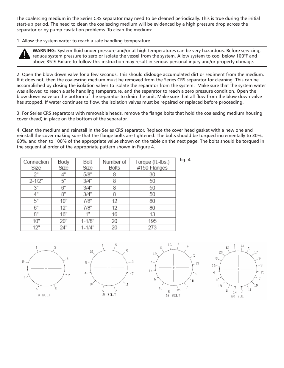 Bell & Gossett V1000266 Series CRS Coalescing Removal Separator User Manual | Page 6 / 8