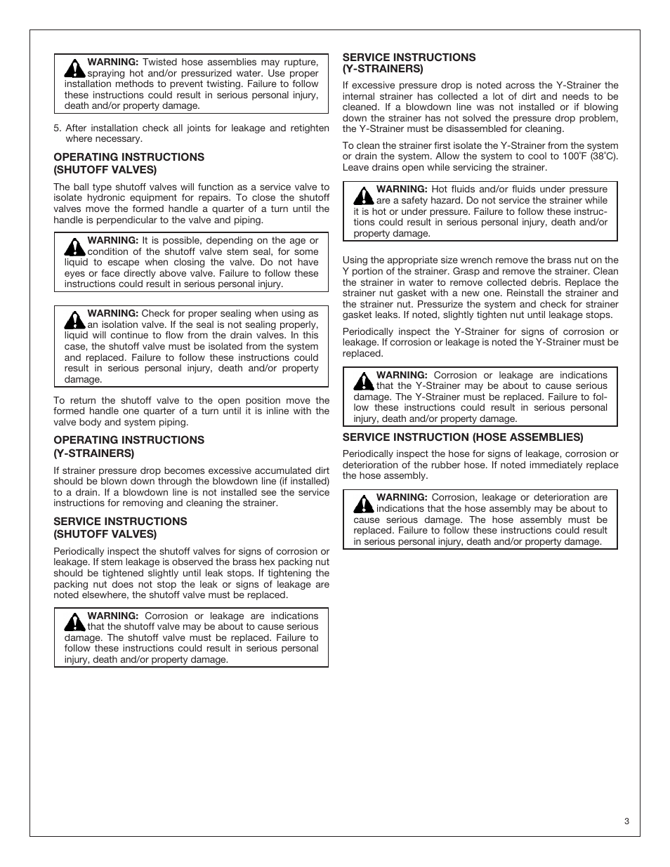 Bell & Gossett V51019 ISO-FLO Accessories User Manual | Page 3 / 4