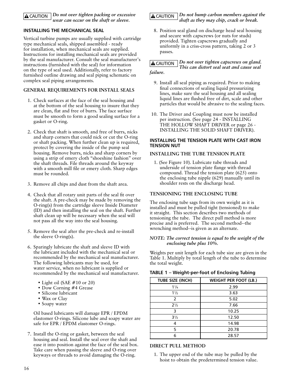 Xylem VTP2006 Series VTP – Vertical Turbine Pumps User Manual | Page 16 / 70