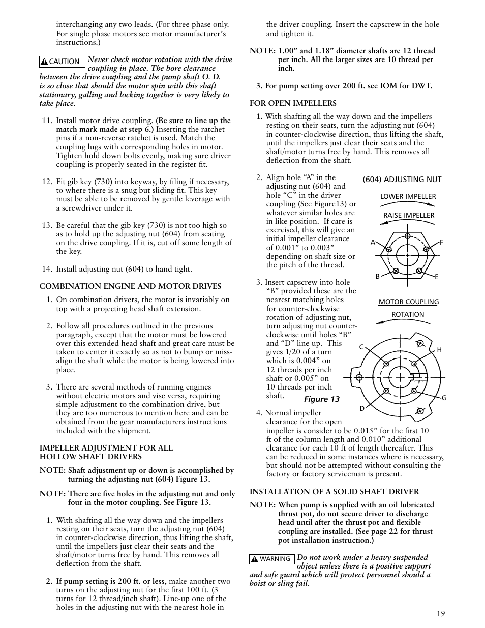 Xylem VTP2006 Series VTP – Vertical Turbine Pumps User Manual | Page 19 / 70