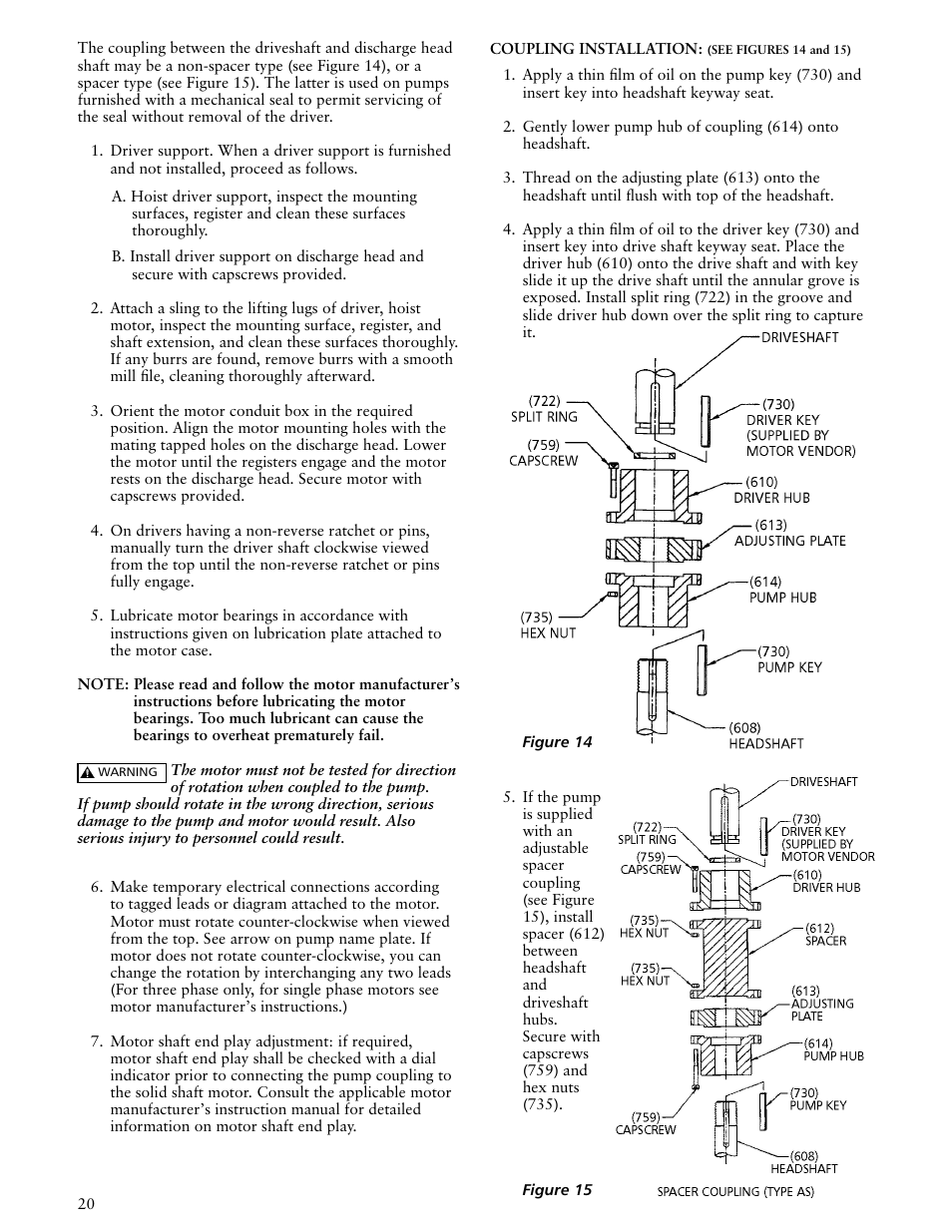 Xylem VTP2006 Series VTP – Vertical Turbine Pumps User Manual | Page 20 / 70
