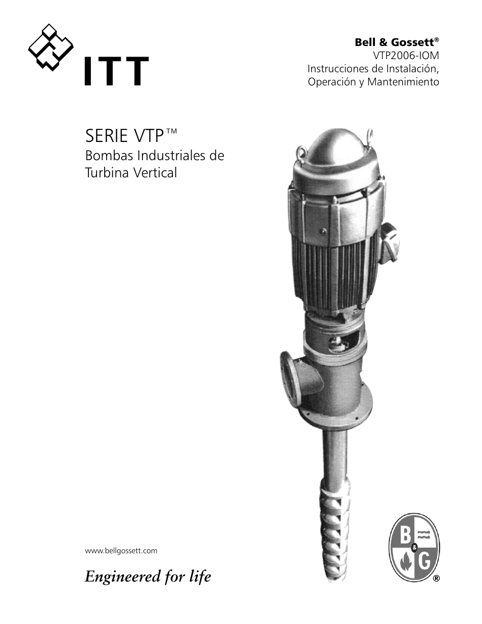Serie vtp | Xylem VTP2006 Series VTP – Vertical Turbine Pumps User Manual | Page 35 / 70