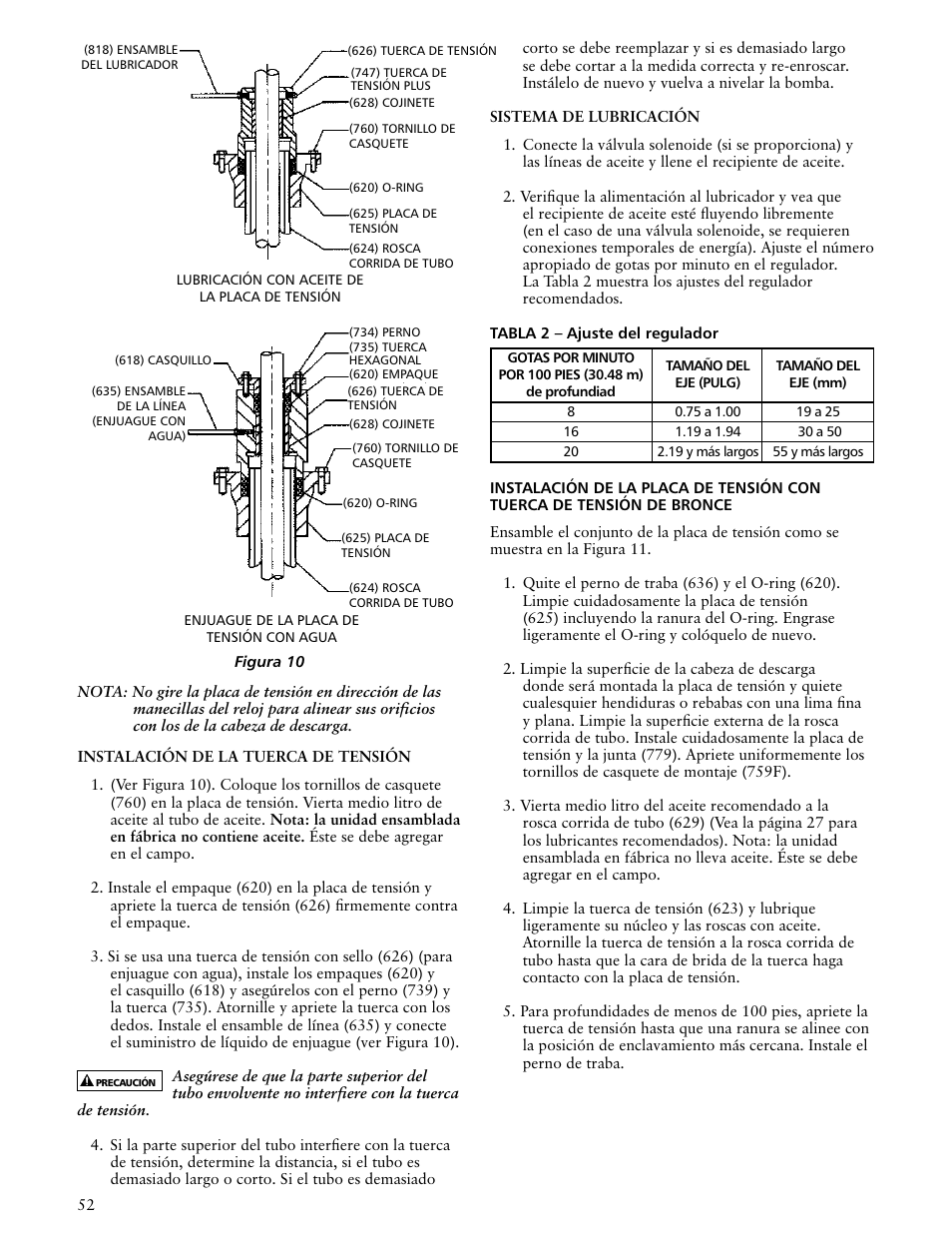Xylem VTP2006 Series VTP – Vertical Turbine Pumps User Manual | Page 52 / 70