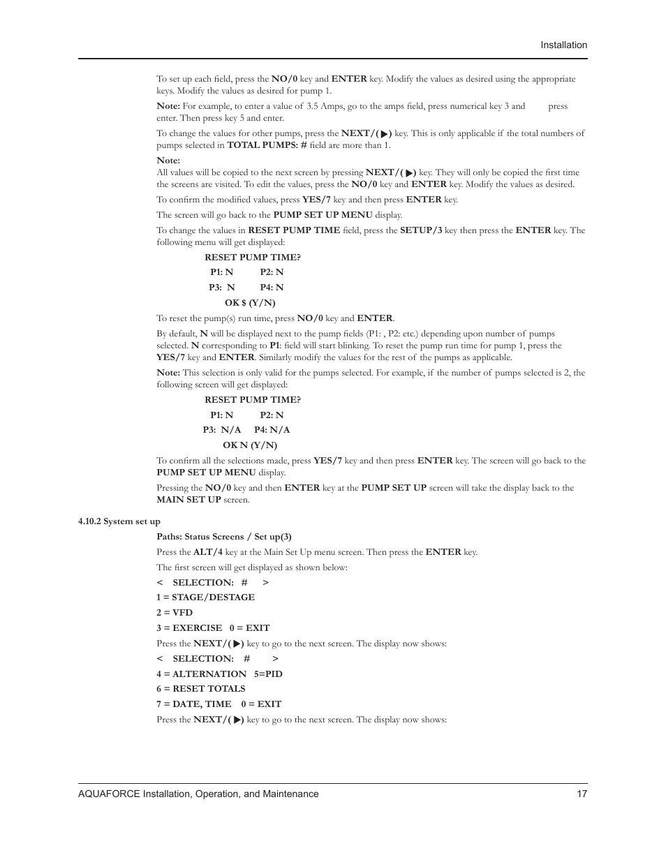 Xylem 10 001 262R5 AquaForce Pump Controller User Manual | Page 23 / 64