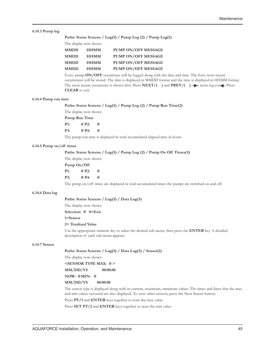 Xylem 10 001 262R5 AquaForce Pump Controller User Manual | Page 51 / 64
