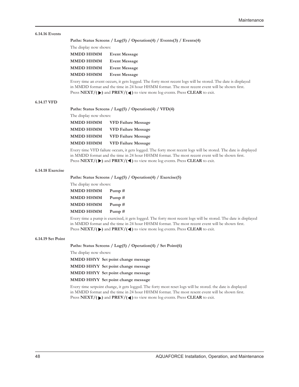 Xylem 10 001 262R5 AquaForce Pump Controller User Manual | Page 54 / 64