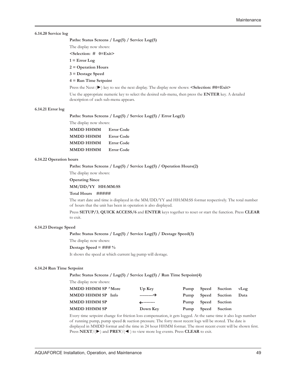 Xylem 10 001 262R5 AquaForce Pump Controller User Manual | Page 55 / 64