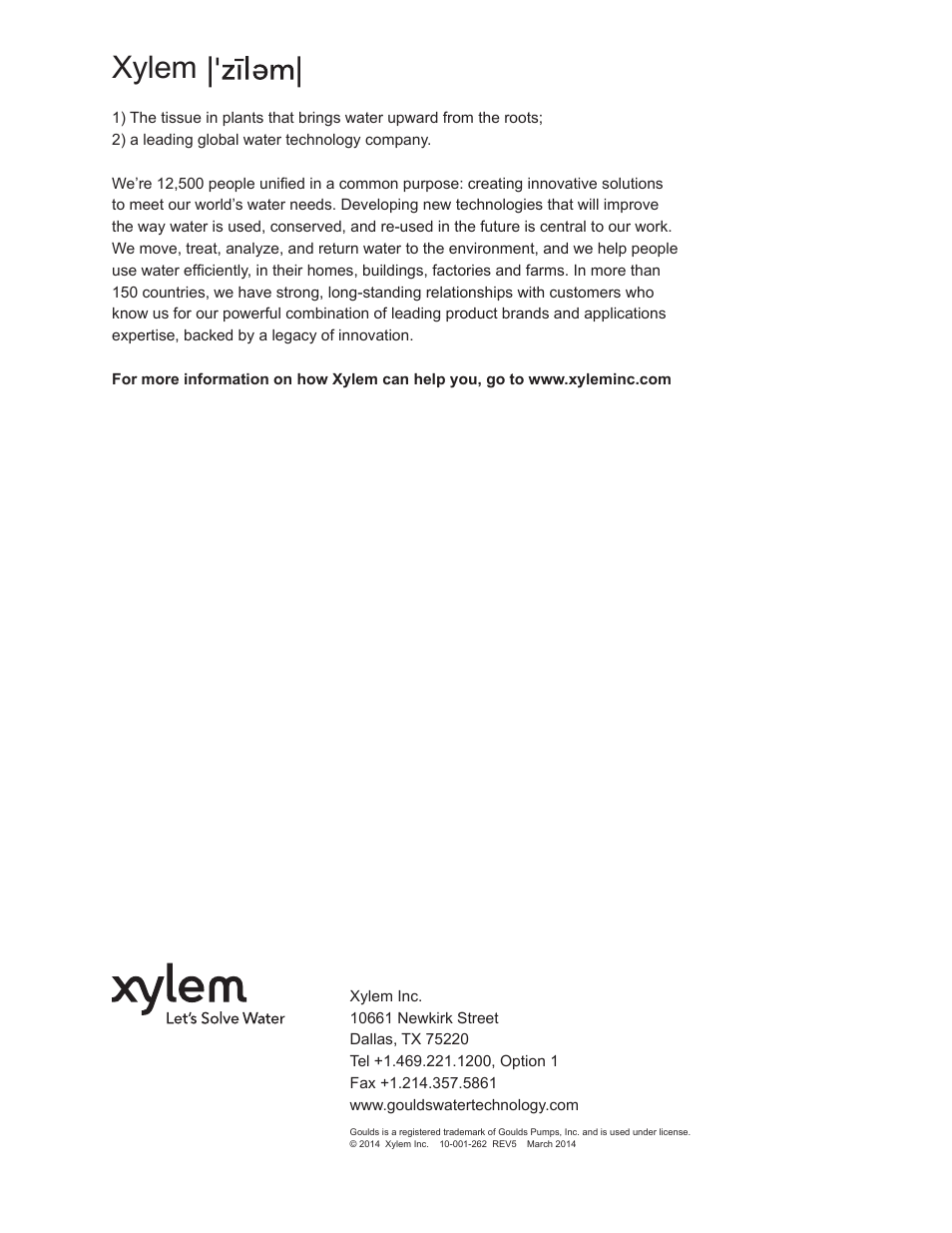 Xylem | Xylem 10 001 262R5 AquaForce Pump Controller User Manual | Page 64 / 64