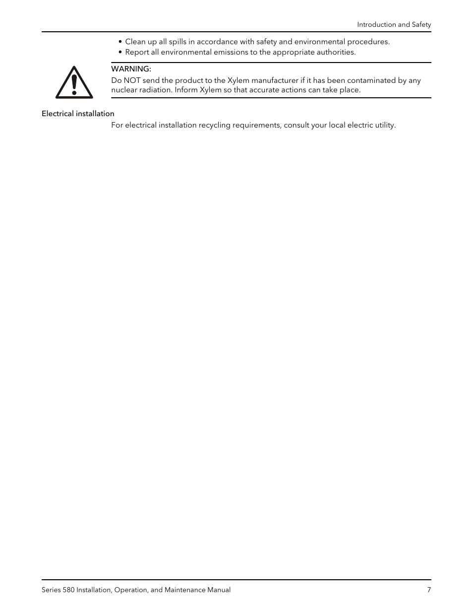 Xylem 580-IM Marlow Series 580 User Manual | Page 9 / 24