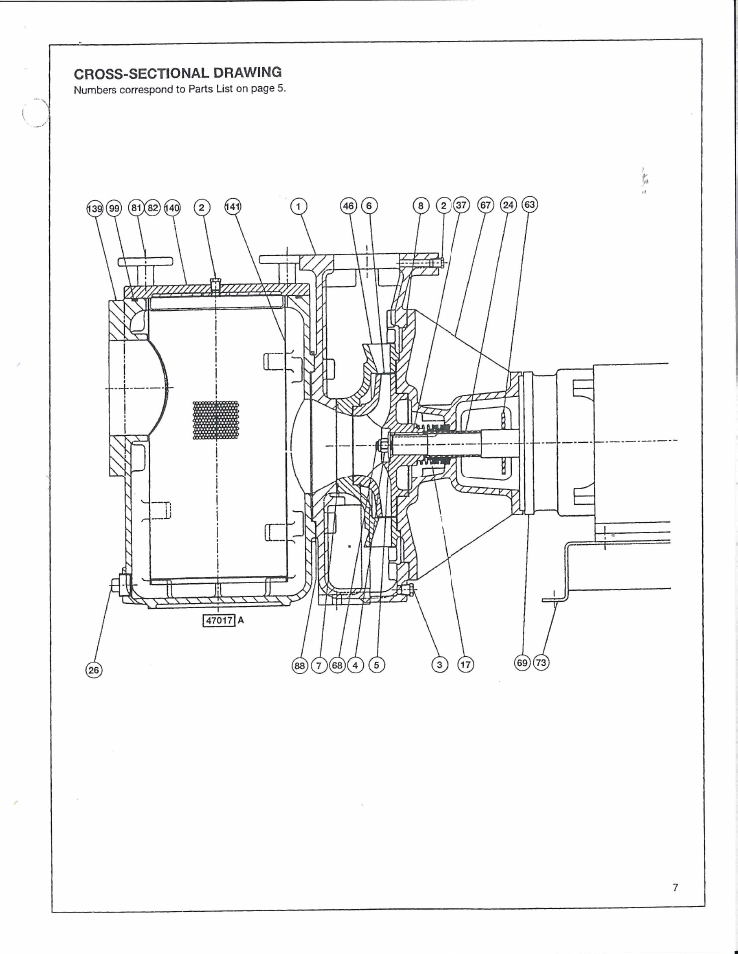 Xylem AC1682B Marlow Series Commercial Swimming Pool Pumps User Manual | Page 7 / 8