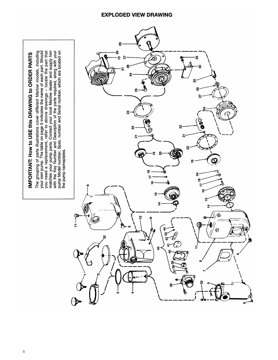 Xylem AC1683 R1 Marlow Series Cast Iron Swimming Pool Pumps User Manual | Page 6 / 8