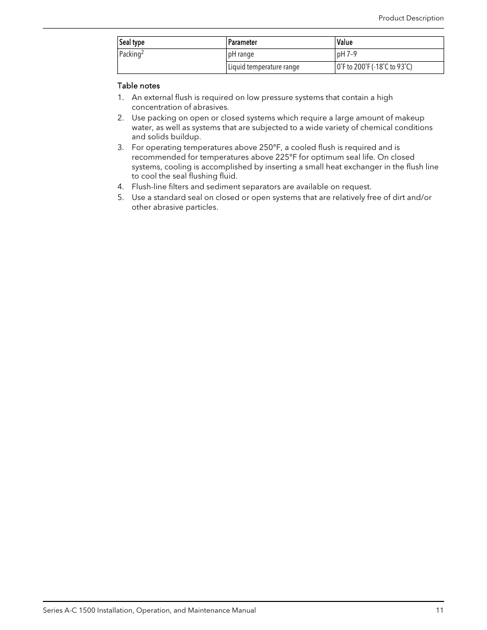 Xylem AC5660 Series A-C 1500 Vertical In-Line Pump User Manual | Page 13 / 32