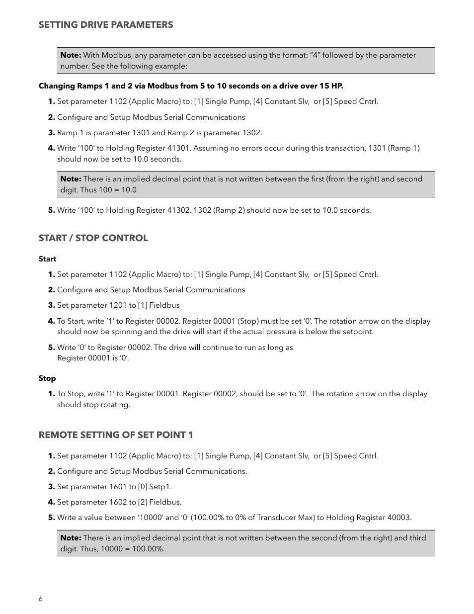 Xylem ADAQCPC Modbus Aquavar CPC User Manual | Page 6 / 20
