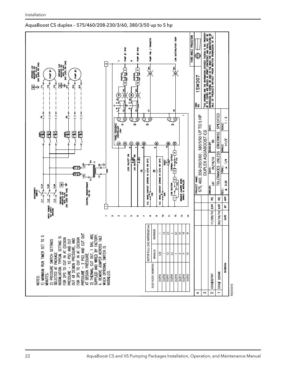 Xylem AquaBoost CS and VS Pumping Packages User Manual | Page 24 / 48