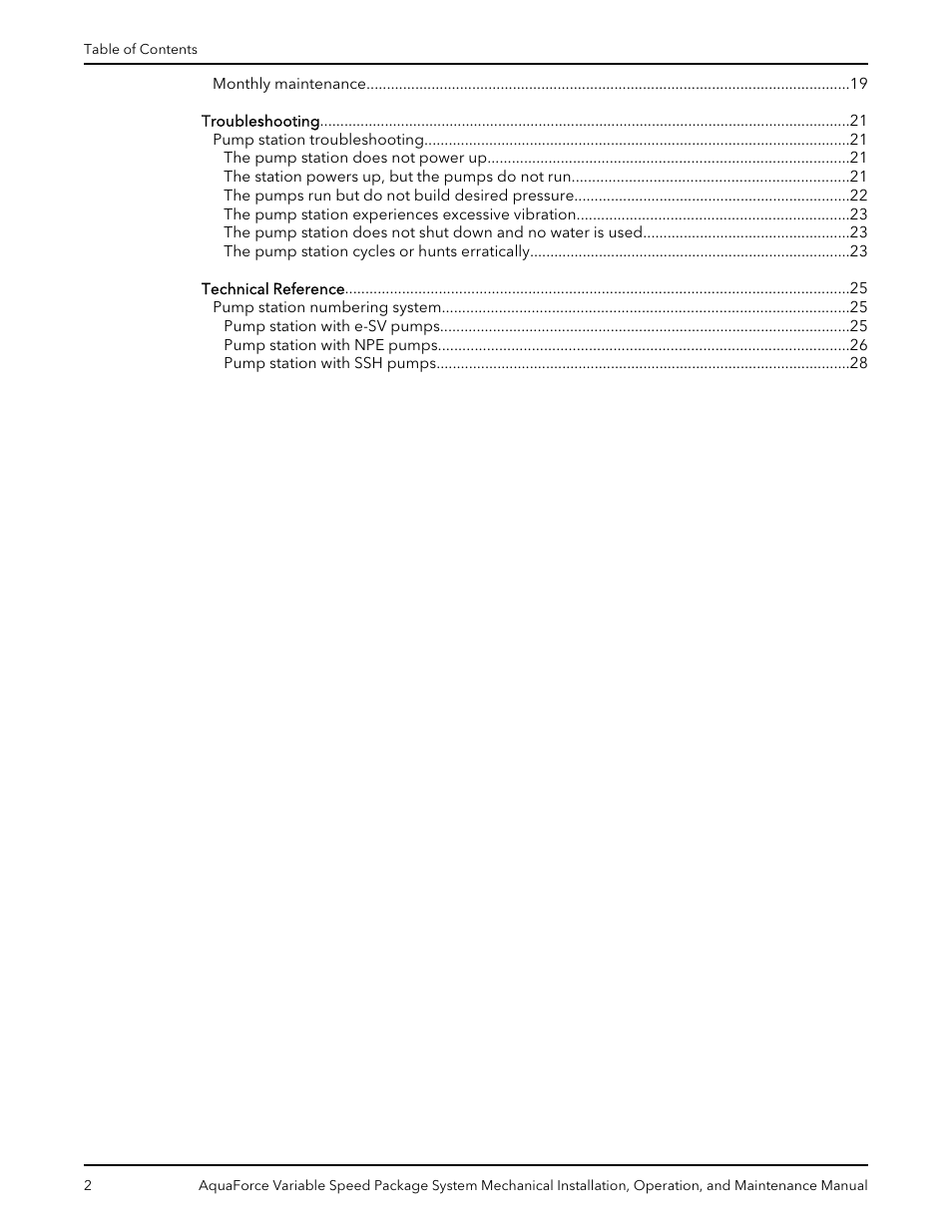 Xylem AquaForce Variable Speed Package System User Manual | Page 4 / 34
