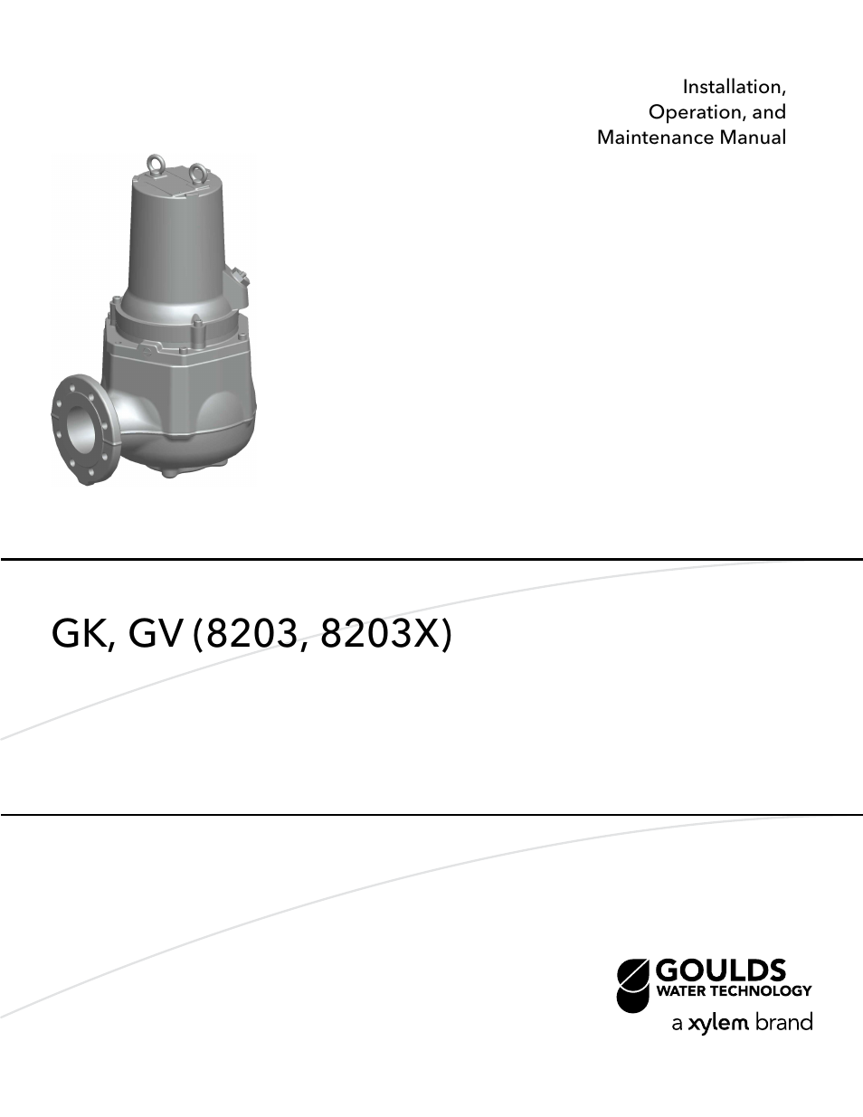 Xylem GK GV (8203, 8203X) User Manual | 56 pages