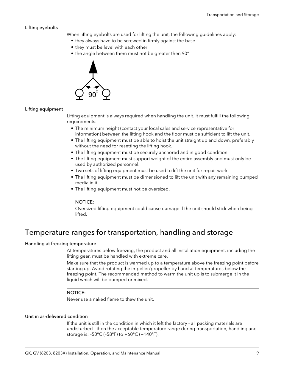 Xylem GK GV (8203, 8203X) User Manual | Page 11 / 56