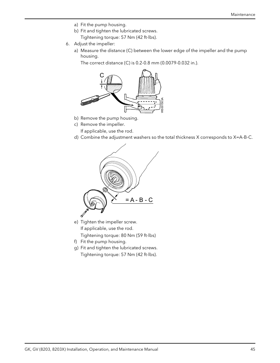 A - b - c | Xylem GK GV (8203, 8203X) User Manual | Page 47 / 56